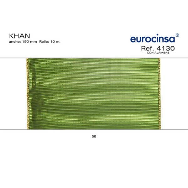 4130-Rollo CINTA KHAN Ancho 150mm. 10m. CON ALAMBRE