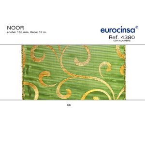 4380-Rollo CINTA NOOR Ancho 150mm. 10m. CON ALAMBRE