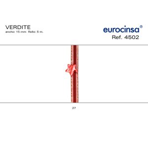 4502-Rollo CINTA VERDITE Ancho 15mm. 5m.