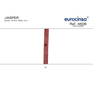 4506-Rollo CINTA JASPER Ancho 10mm. 5m. CON ALAMBRE