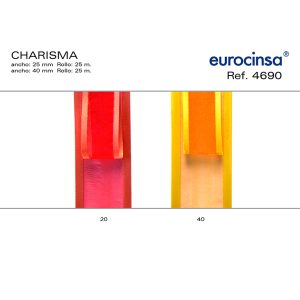 4690-Rollo CINTA CHARISMA Ancho 25/40mm. 25m.