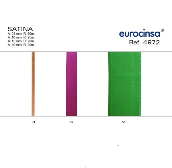 4972-Rollo CINTA SATINA