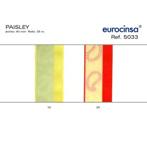 5033-Rollo CINTA PAYSLEY Ancho 40mm. 25m.
