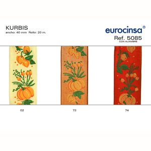 5085-Rollo CINTA KURBIS Ancho 40mm. 20m. CON ALAMBRE