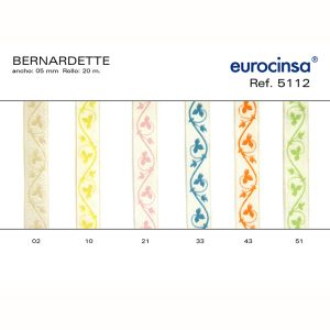 5112-Rollo CINTA BERNARDET Ancho 15mm. 20m.