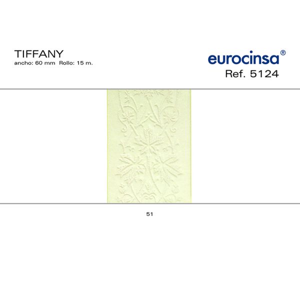 5124-Rollo CINTA TIFFANY Ancho 60mm. 15m.