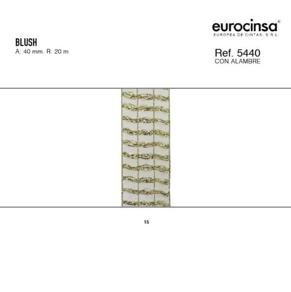5440-Rollo CINTA BLUSH Ancho 40mm. 20m.