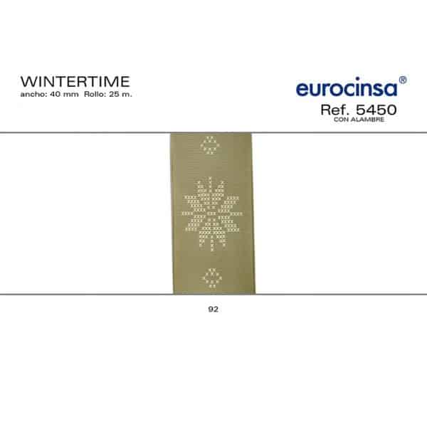 5450-Rollo CINTA WINTERTIME Ancho 40mm. 25m.