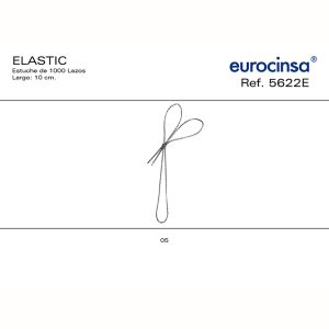 5622E-Caja 1.000 LAZOS ELÁSTICOS Ancho 01mm. 10cm.