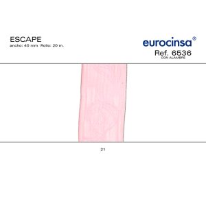 6536-Rollo CINTA ESCAPE Ancho 40mm. 20m. CON ALAMBRE