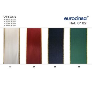 8182-Rollo CINTA VEGAS Ancho 03/15/25/40mm.