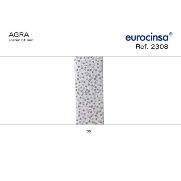 2308-Bolsa 50 LAZOS AUTOMÁTICOS METALIZADOS DISEÑO AGRA Ancho 50mm.