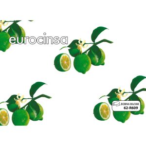 62R609-Bobina POLIPROPILENO TRANSPARENTE IMPRESO DISEÑO 35micras 80 x 50m.