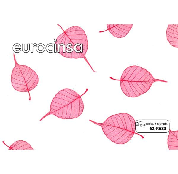 62R683-Bobina POLIPROPILENO TRANSPARENTE IMPRESO DISEÑO 35micras 80 x 50m.