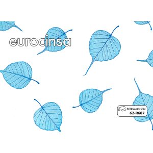 62R687-Bobina POLIPROPILENO TRANSPARENTE IMPRESO DISEÑO 35micras 80 x 50m.