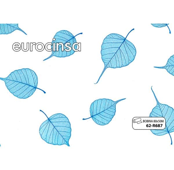62R687-Bobina POLIPROPILENO TRANSPARENTE IMPRESO DISEÑO 35micras 80 x 50m.