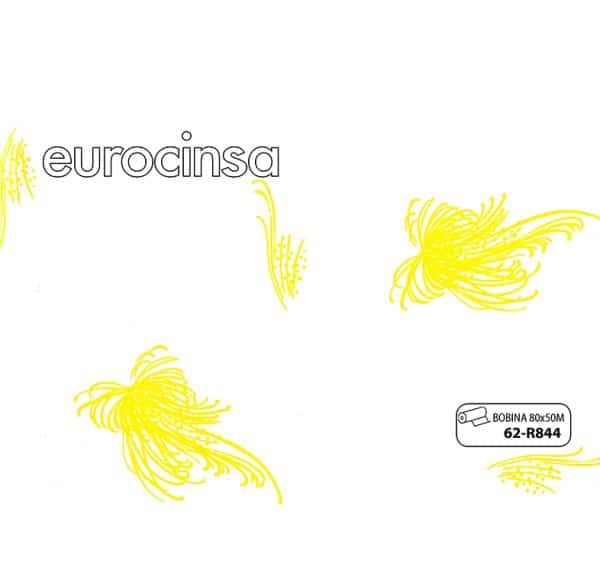 62R844-Bobina POLIPROPILENO TRANSPARENTE IMPRESO DISEÑO 35micras 80 x 50m.