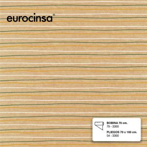 3300-PAPEL KRAFT OSCURO CON DISEÑO