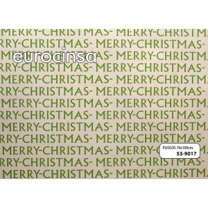 539017-PLIEGO PAPEL FANTASIA NAVIDAD 70x100cm.