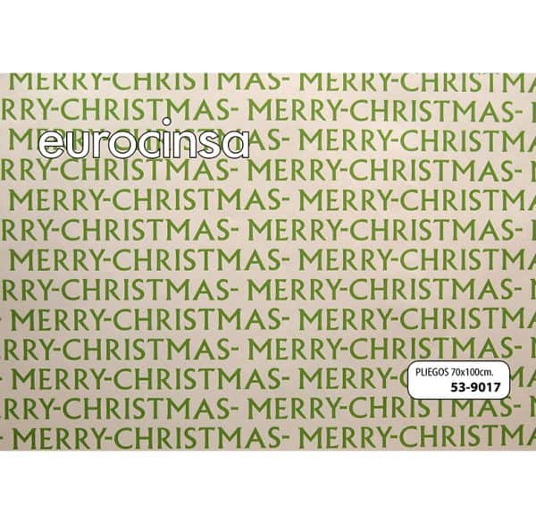 539017-PLIEGO PAPEL FANTASIA NAVIDAD 70x100cm.