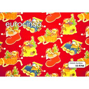 53R766-PLIEGO PAPEL FANTASIA NAVIDAD 70x100cm.