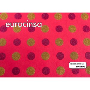 69N692-PAPEL COTTON 100% HECHO A MANO CON PURPURINA 70x100cm.
