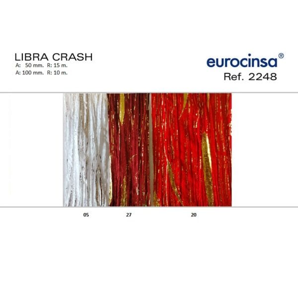 2248-Rollo CINTA LIBRA CRASH Ancho 50/100mm.