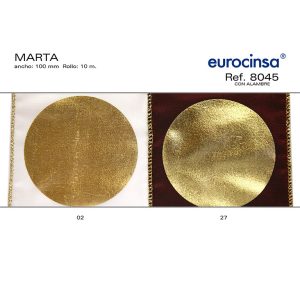 8045-Rollo CINTA MARTA Ancho 100mm. 10m. CON ALAMBRE