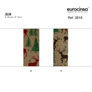 3818-Rollo CINTA JELEN Ancho 55mm. 10m.