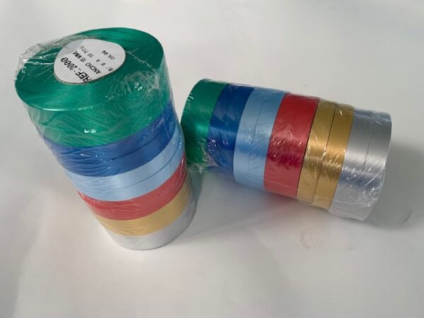 2000L- 12 ROLLOS CINTA POLIPROPILENO LISO Ancho 15mm. C-99 50m.