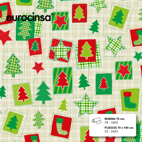 2455-PAPEL FANTASIA NAVIDAD