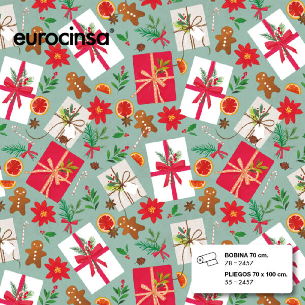 2457-PAPEL FANTASIA NAVIDAD