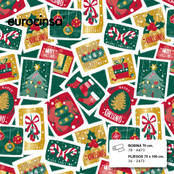 2473-PAPEL FANTASIA NAVIDAD