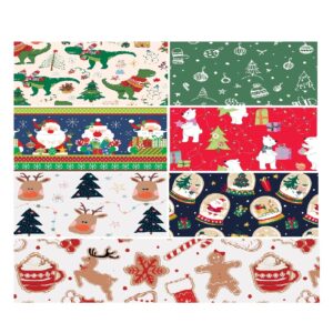 482032-Caja 55 ROLLITOS PAPEL FANTASÍA INFANTIL NAVIDAD 70cm. x 2m. CON CARTONETTE