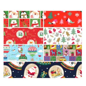 482032-Caja 55 ROLLITOS PAPEL FANTASÍA INFANTIL NAVIDAD 70cm. x 2m. CON CARTONETTE