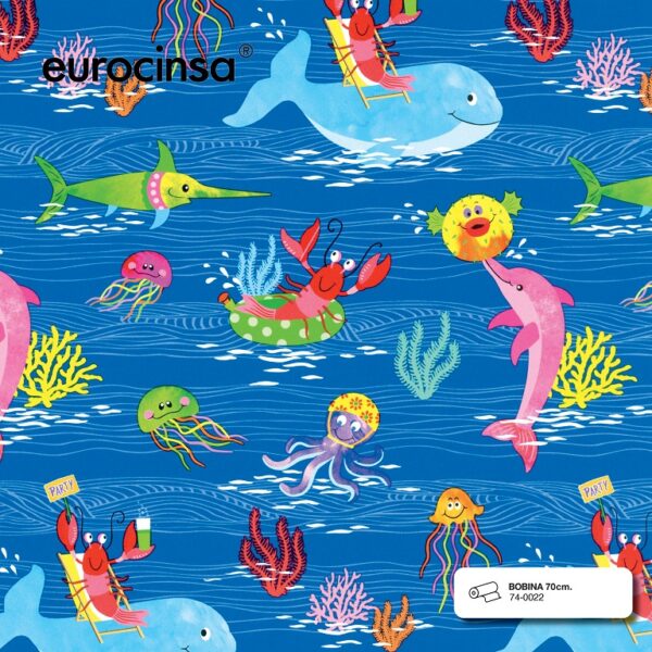 740022-Bobina JUGUETERA PAPEL FANTASIA TODO AÑO 1m. x 14,3-14,8kg.