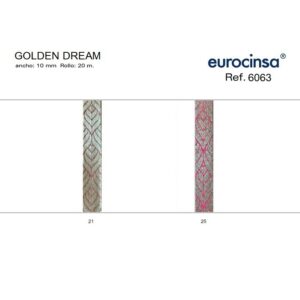 6063-Rollo CINTA GOLDEN DREAM Ancho 10mm. 20m.