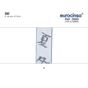 2660-Rollo CINTA ZENT Ancho 40mm. 20m. CON ALAMBRE