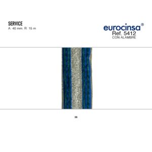 5412-Rollo CINTA SERVICE Ancho 40mm. 15m. CON ALAMBRE