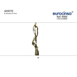 9084-Rollo CINTA APATITE Ancho 20mm. 10m. CON ALAMBRE