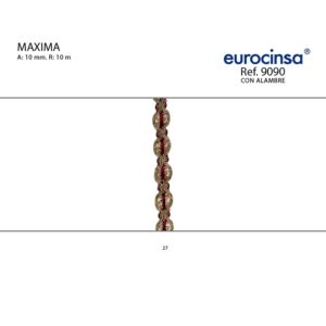 9090-Rollo CINTA MAXIMA Ancho 10mm. 10m. CON ALAMBRE