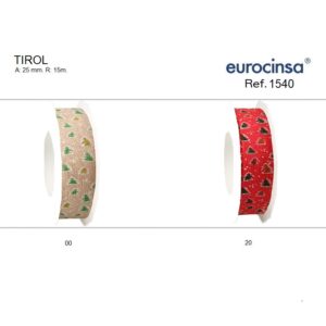 1540-Rollo CINTA TIROL A-25 mm. 15m.