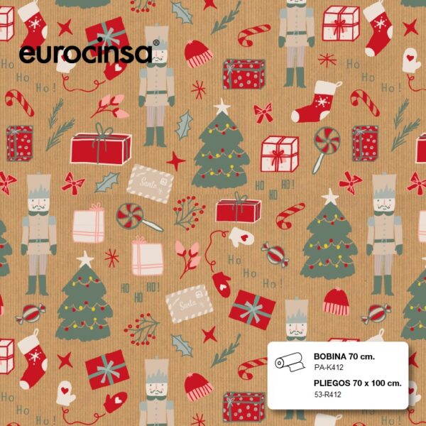 53R412-PAPEL FANTASIA NAVIDAD