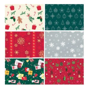 480008-Caja 60 ROLLITOS PAPEL FANTASIA NAVIDAD 70cm. x 2m. CON CARTONETTE