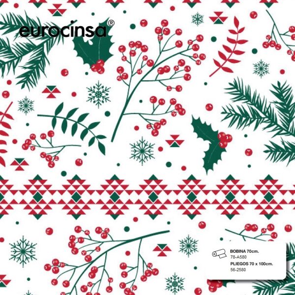 2580-PAPEL FANTASIA NAVIDAD