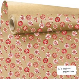 3512-PAPEL KRAFT OSCURO CON DISEÑO